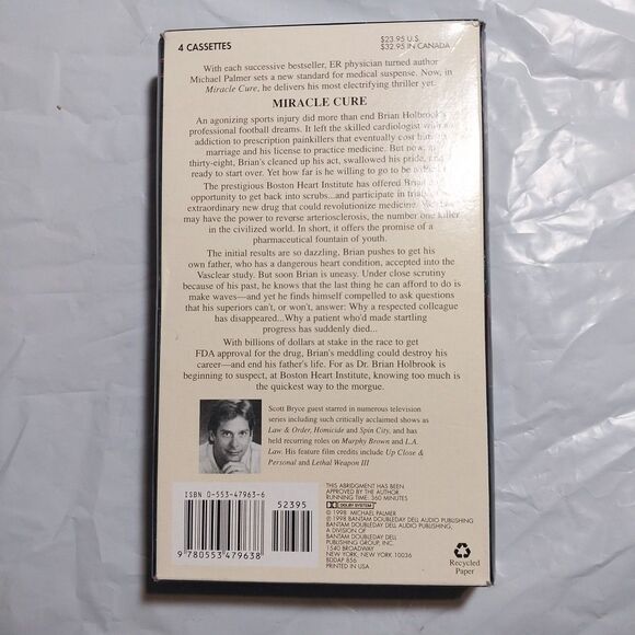 Michael Palmer Miracle Cure Audiobook - Picture 2 of 15